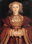 HOLBEIN, Hans the Younger Portrait of Anne of Cleves sf France oil painting artist